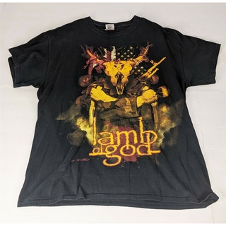 ผ้าฝ้ายคอกลมเสื้อยืด พิมพ์ลาย LAMB OF GOD 2 SIDED ขนาดใหญ่ สไตล์คลาสสิก ไม่ซ้ําใคร สําหรับผู้ชาย 208392from S-4XL