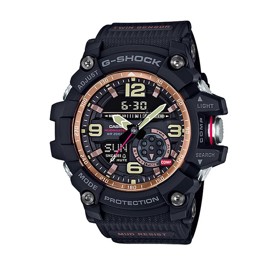Casio G-Shock นาฬิกาข้อมือผู้ชาย สายเรซิ่น รุ่น GG-1000RG-1A - สีดำ
