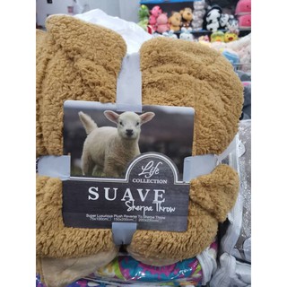 ผ้าห่มขนแกะ ultimateแท้ 100% รุ่นหนานุ่มv SUAVE Sherpa Throw Colours@ (8ฟุด)