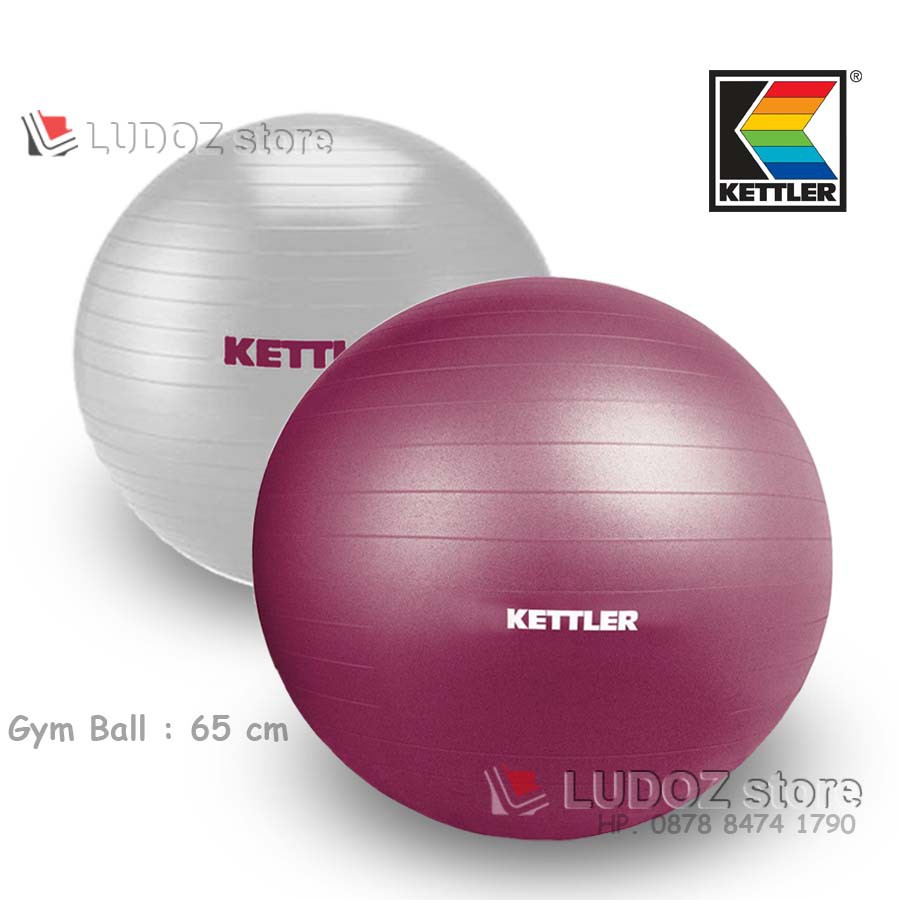 Gym Ball KETTLER 65 cm ลูกบอลออกกําลังกายแอโรบิก ลูกบอลสวิส 65cm