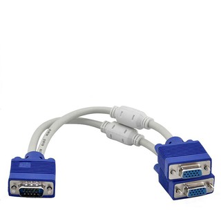 สาย Y VGA Splitter Cable 1ออก2 จอ