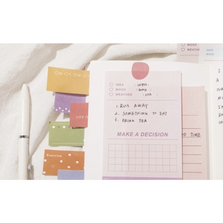 Memo Pad กระดาษโน๊ตฉีกได้ 60 แผ่น มีให้เลือก 6 สไตล์