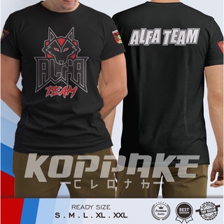 เสื้อยืด พิมพ์ลาย Minahasa Alfa Team สําหรับผู้ชาย