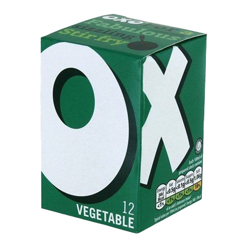 Vegetable Cubes Oxo 71 g