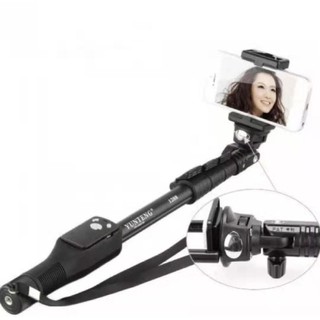 Yunteng Monopod YT-1288 ไม้เซลฟี่มีรีโมทบลูทูธในตัว - สีดำ