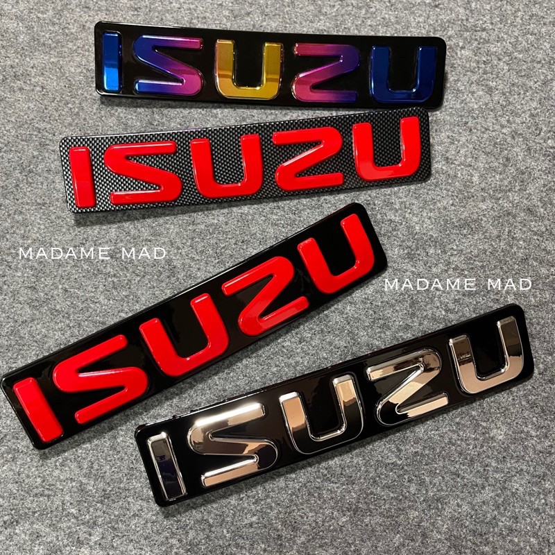 โลโก้ ISUZU กระจังหน้า D-MAX 2012-2019 ขนาด 31.2x6.3cm