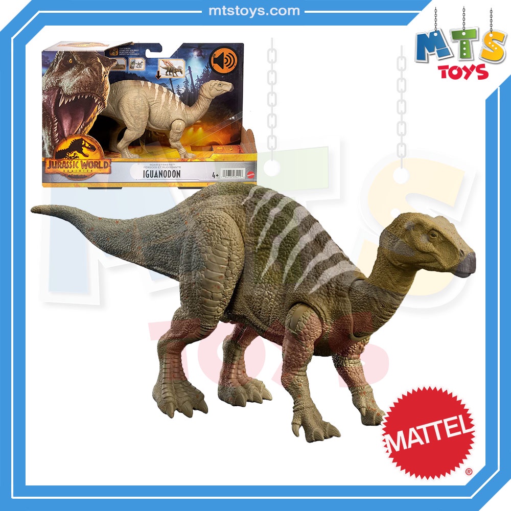 **MTS Toys**Mattel Jurassic World Dominion Roar Strikers : HDX41 Iguanodon [ความยาวจากหัวถึงหาง 30 ซ