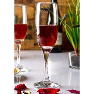 Pasabahce Champagne Flute (12 ใบ) แก้วแชมเปญ เเก้วไวน์ เเก้วไวน์สวยๆ ก้านมนทรงยาว/ 6 ออนช์ (190 cc)