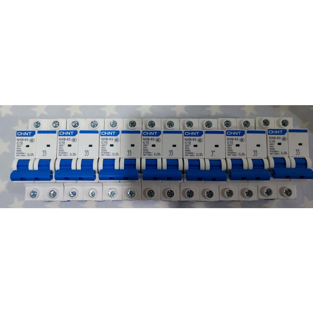 CB Circuit Breaker "CHINT" /  2 Pole เซอร์กิตเบรกเกอร์ / ลูกย่อย 2P MCB EB Series "CHINT" Miniature 