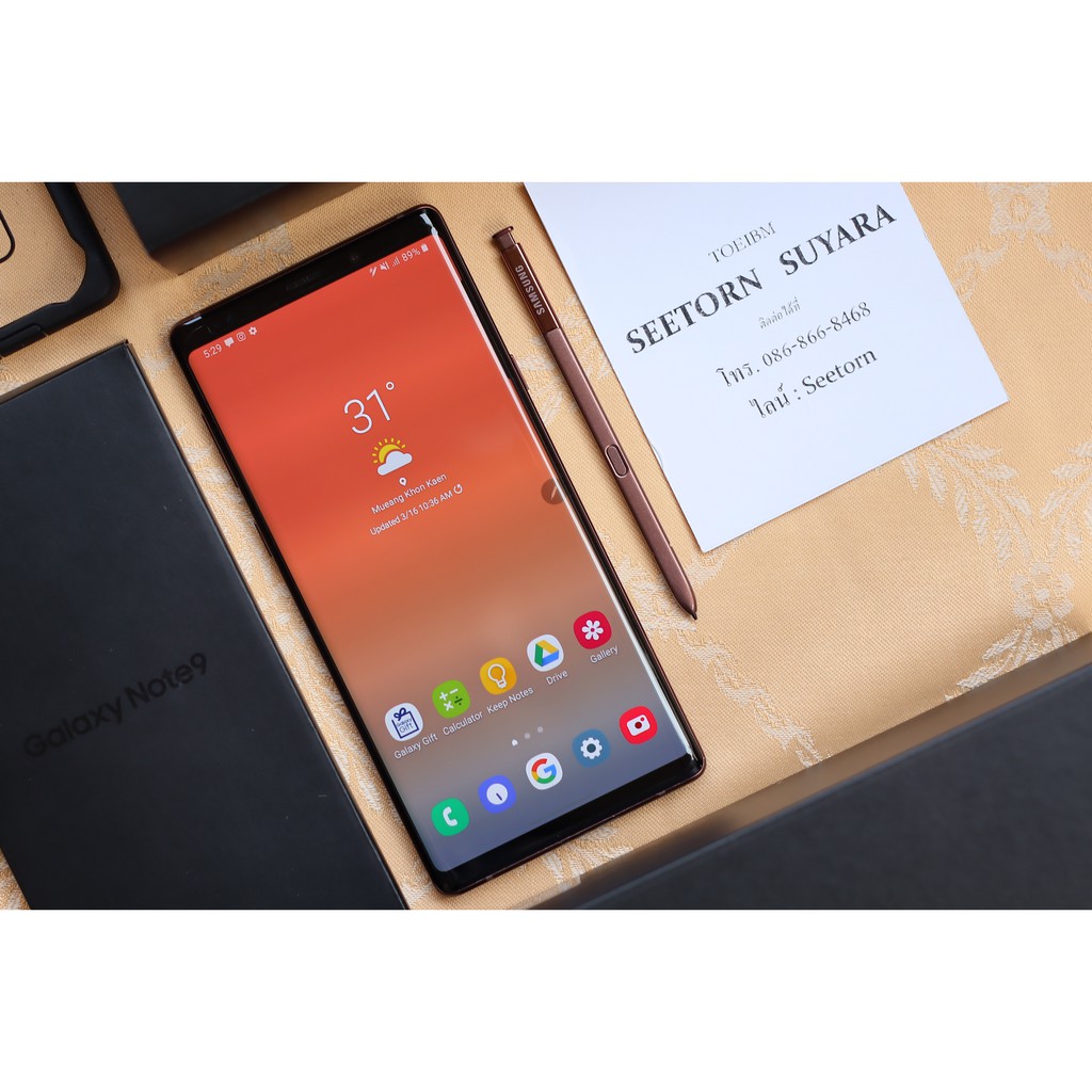 Samsung Note 9 เครื่องไทย มือสอง สภาพสวยๆ