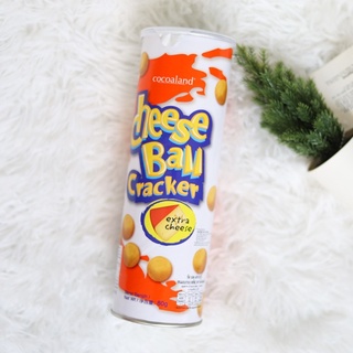 ชีสบอล แครกเกอร์ 80g. โคโค่แลนด์ ขนมอบกรอบ ชีสบอล Cocoaland Cheese Ball Cracker ขนมอบกรอบรสชีส