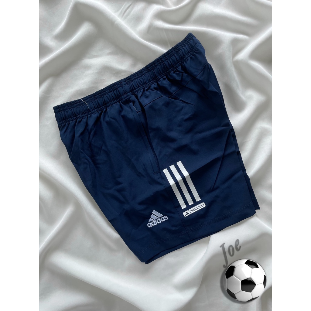 กางเกงออกกำลังกาย กางเกงกีฬาผู้ชาย ขาสั้น Adi. (Dark Blue, 2)