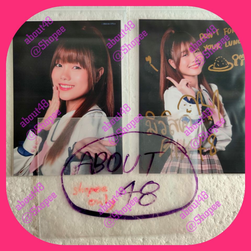 SR Founder รูปพิเศษ + รูปแถม มิวสิค bnk48 ลายเซ็น Music Bnk Founder Member สิคกัตจู หมานุ่ม หมูนุ่ม เก็บเงินปลายทาง