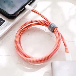 Ready Stock1.4M/55 นิ้ว 3 In 1 เกลียวสายป้องกันสาย Winder สําหรับสายชาร์จสายหูฟังลวด