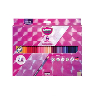 Master Art สีไม้ ดินสอสีไม้ 72 สี รุ่นเอส-ซีรี่ส์ จำนวน 1 กล่อง