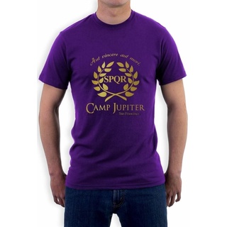 ขายดี!เสื้อยืด พิมพ์ลาย CAMP HALF-BLOOD JUPITER SPQR Sci-Fi Percy Jackson สีม่วงS-5XL