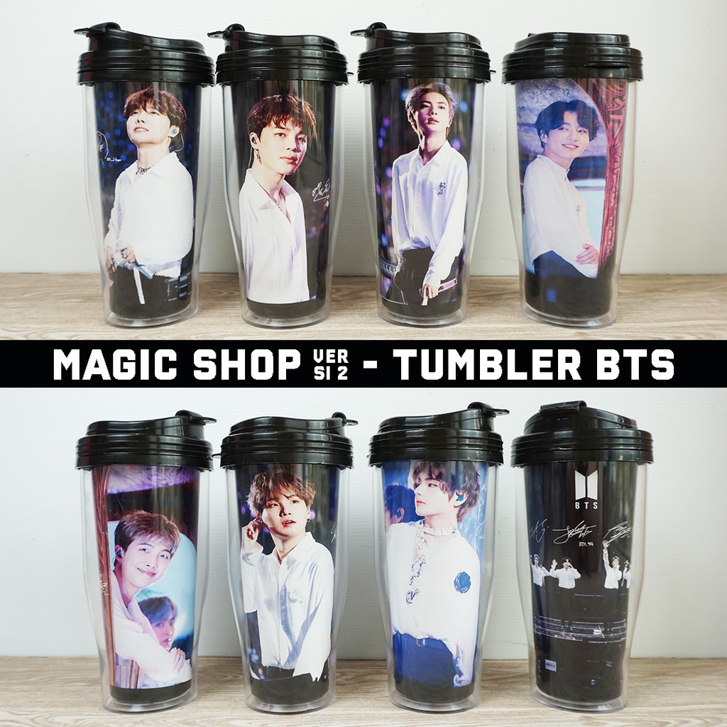 BTS TUMBLER (5th Muster Magic Shop เวอร์ชัน 2) / KPOP สินค้า Unofficial bt21 ขวดดื่ม