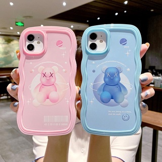 เคสโทรศัพท์มือถือ ลายหมี KAWS 2 in 1 สําหรับ iPhone 13promax 12 11 X XR XSMAX