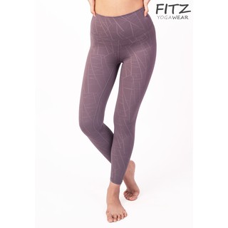 กางเกงโยคะ Fitz High Waist 7/8 Legging - Elena - Purple