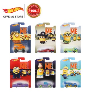 Hot Wheels Minion Despicable Me Sold As Set 6 Cars ฮอตวิล มิเนี่ยน มิสเตอร์แสบร้ายเกินพิกัด ขายยกเซ็ท 6 คันไม่ซ้ำแบบ (DWF12 CH)