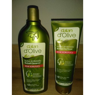 (พร้อมจัดส่ง)Dalan dOlive Color Protection แชมพูและคอนดิชั่นเนอร์บำรุงผมสูตรบำรุงผมเสียจากการทำสีผม