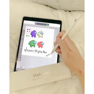 StylusPen รุ่นใหม่😍😍 วางมือเขียนได้ น้องคือฝาแฝดของApple pencil ชัดชัด อันนี้คือดีมากจริงๆอยากให้ทุกคนลอง