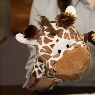 Cute Plush Animal Finger Puppet Soft Toy Puppet for Preschool Props Family Game