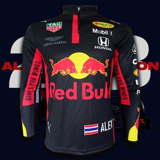 เสื้อแขนยาว Formula One Red Bull Racing เสื้อฟอร์มูลาวันทีม เรดบูล เรสซิ่ง #FM0001 รุ่น Alex Albon ไซส์ S-5XL