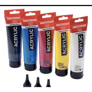 (ราคาต่อหลอด) สีอะคริลิค Amsterdam Acrylic color ขนาด 120 ml [1/4]