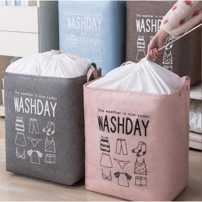 WASDAY IRON FRAME BLANKET BAG ขนาด: ยาว 50ซม. x กว้าง 40ซม. x สูง 50ซม.
