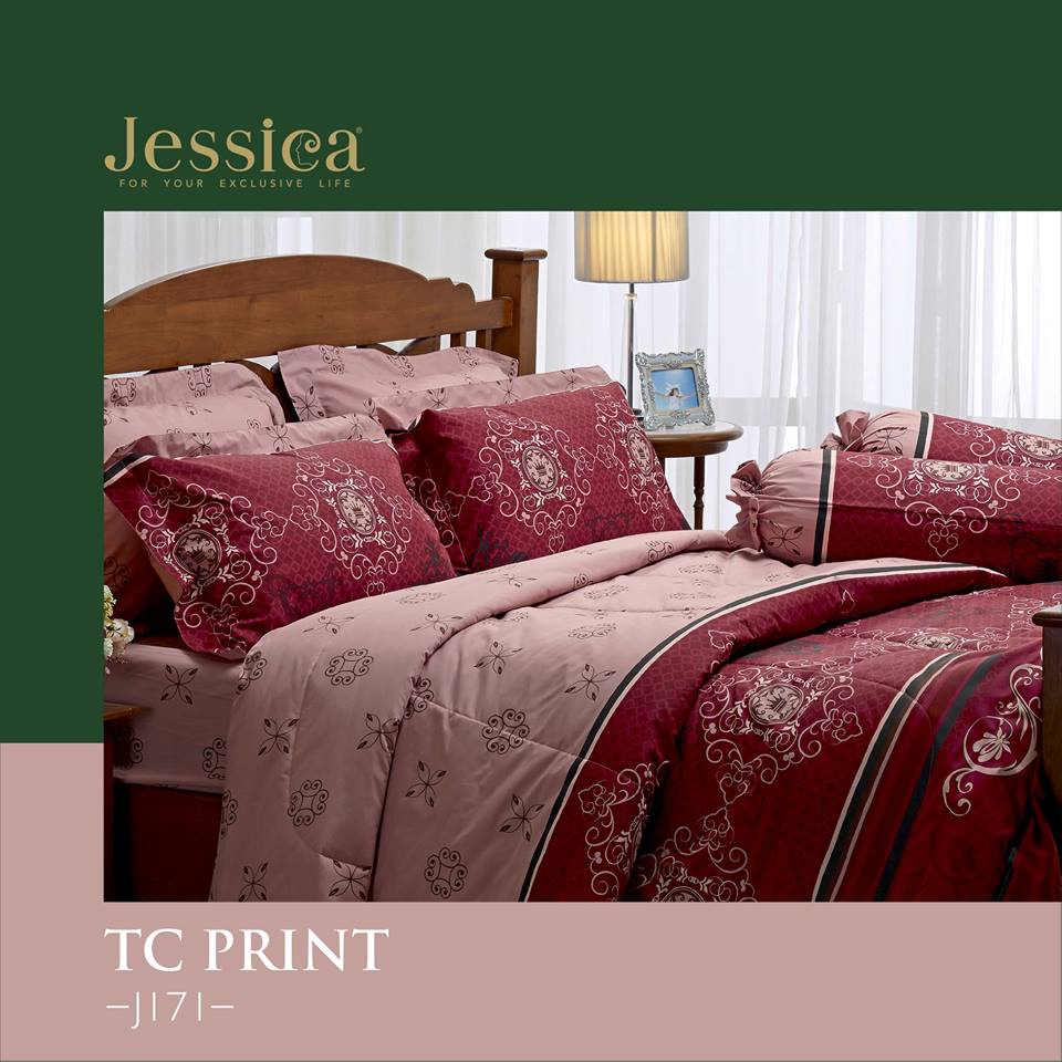 J171: ผ้าปูที่นอน 3.5/5/6 ฟุต พิมพ์ลาย/Jessica
