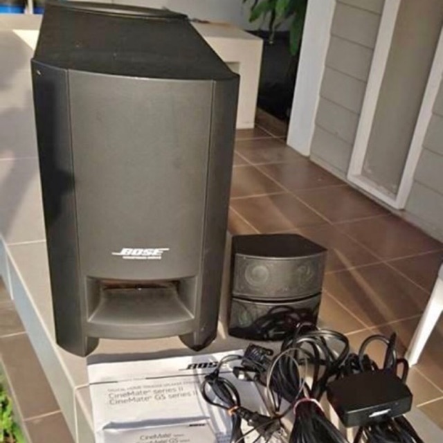 Bose CineMate GS Series II Digital Home Theater Speaker System Shopee