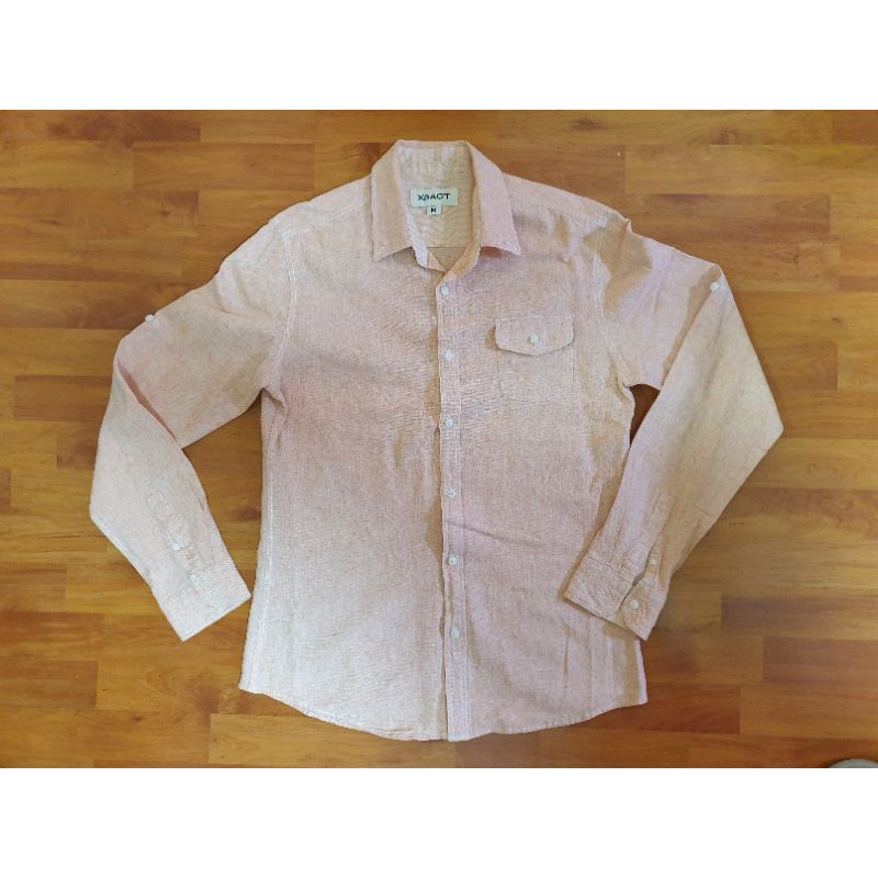เสื้อเชิ้ตแขนยาวผู้ชาย Xact size M