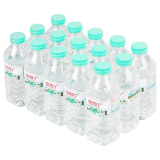 ออร่า น้ำแร่ธรรมชาติ น้ำดื่ม ขนาด 330ml ยกแพ็ค 15ขวด ออรา AURA MINERAL DRINKING WATER