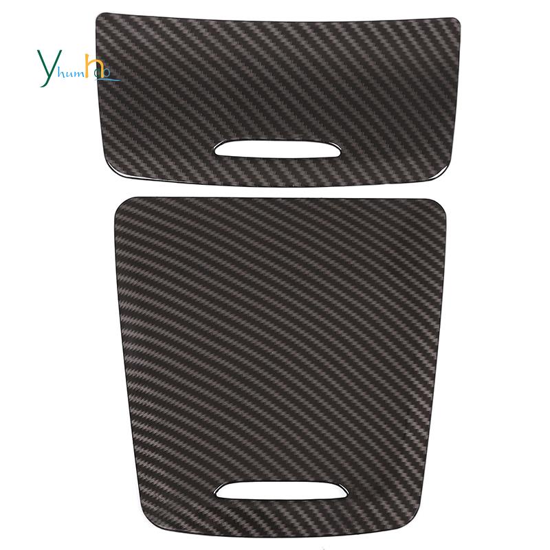คาร์บอนไฟเบอร์ขอบกรอบตกแต่งแผงกลางสําหรับ Mercedes Benz CLA a Class W117 W176 2014-2017