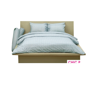 TULIP ชุดเครื่องนอน ผ้าปูที่นอน ผ้าห่มนวม รุ่นTULIP CHIC พิมพ์ลาย CHIC P02 สัมผัสนุ่มสบายสไตล์มินิมอล
