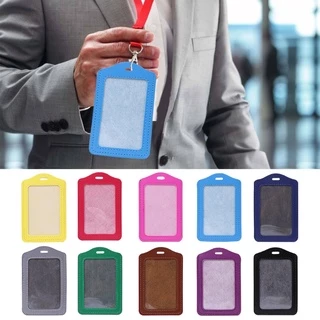 Time ซองหนังใส่บัตรประจําตัว แนวตั้ง 10 สี สําหรับทํางาน