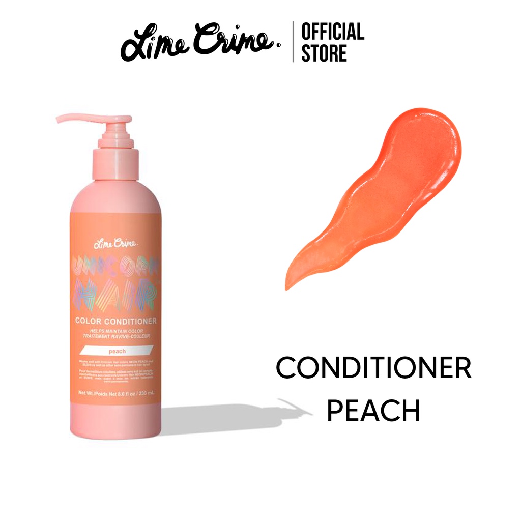 (ส่งฟรี) Lime Crime Unicorn Hair Color Conditioner สี Peach ครีมนวด