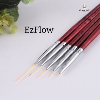 《Ezflow​ brush​ 1​ด้าม》พู่กันตัดเส้น​ แปรงเพ้นท์​ ขนแปรงยาวพิเศษ​