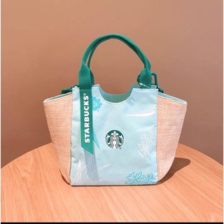 กระเป๋าถือกระเป๋าสะพาย กระเป๋าStarbucks กระเป๋าสะพายไหล่ ใส่ของได้เยอะมากก P3