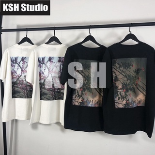 FOG T-shirt floral short sleeve fear of god men and women couples hip-hop loose fit T-shirt