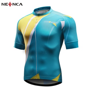 Neenca เสื้อเชิ้ตแขนสั้นมีซิประบายอากาศสําหรับปั่นจักรยาน Mtb