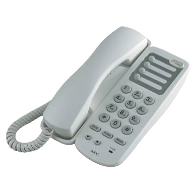 เครื่องโทรศัพท์ โทรศัพท์บ้าน NEC เอ็นอีซี Single Line AT-45 แบบมาตรฐาน ...