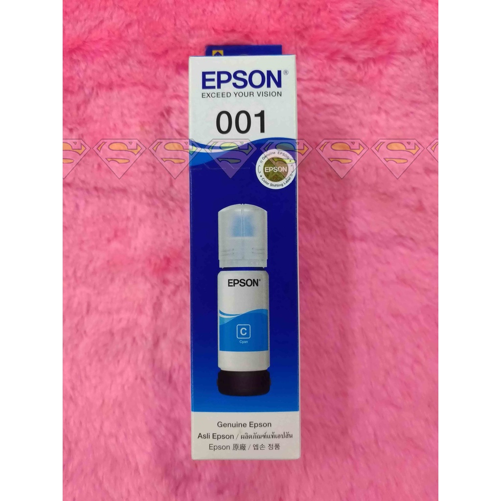 EPSON 001 CYAN สีฟ้า ของแท้