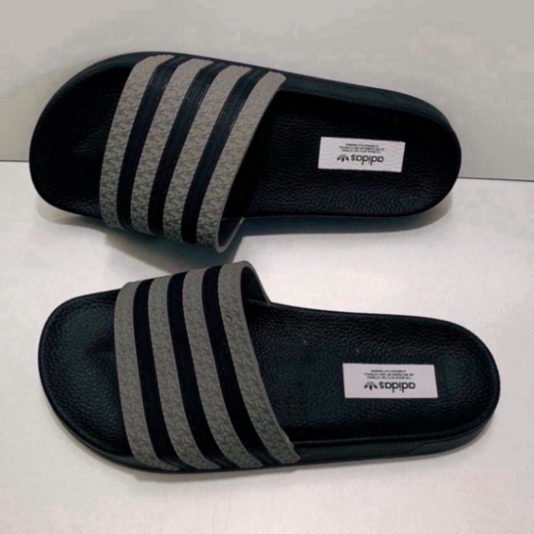 คุณภาพสูง MENS SLIPPERS ADIDAS 3 HORIZONTAL STRIPES CAREFULLY H2T STORE
