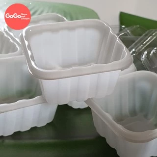 ถ้วยขนมไทย ของแท้ นึ่งได้พร้อมฝา 1แพ็คมี100ชิ้น (สินค้าพร้อมส่ง)