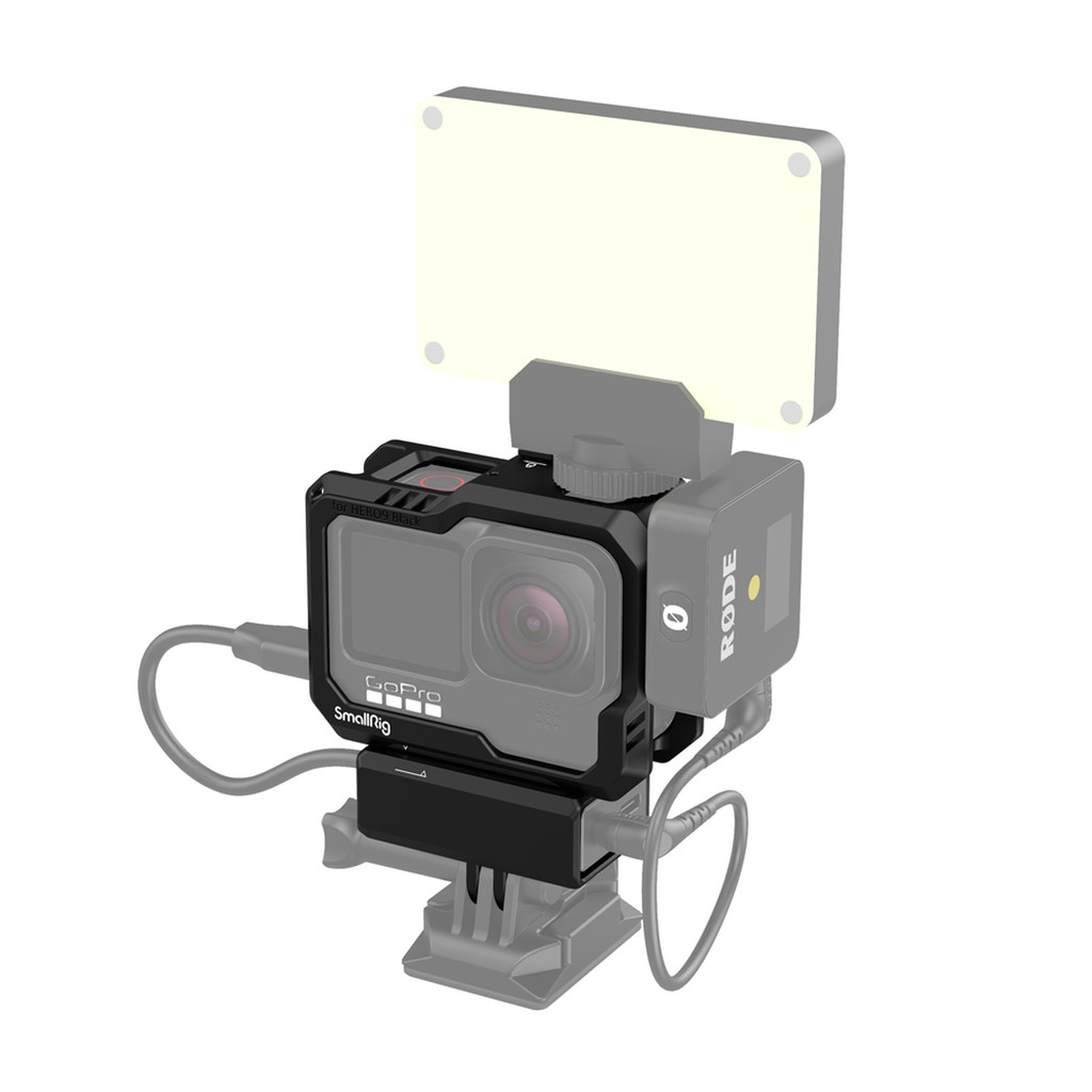 Cage GoPro HERO 12 / 11 / 10 / 9 Black แบบพลาสติก📌ส่งจากไทย📦 SmallRig 3083 เคส พร้อม Adaptor Mixer Gopro11 Gopro12
