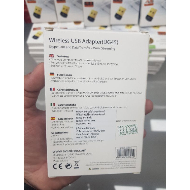 Avantree ⚡️FLASH SALE⚡️ New Bluetooth 5.0 เเท้ DG45 USB DongleสำหรับWindows PC,รองรับหูฟังบลูทูธลำโพง - รูปที่ 5