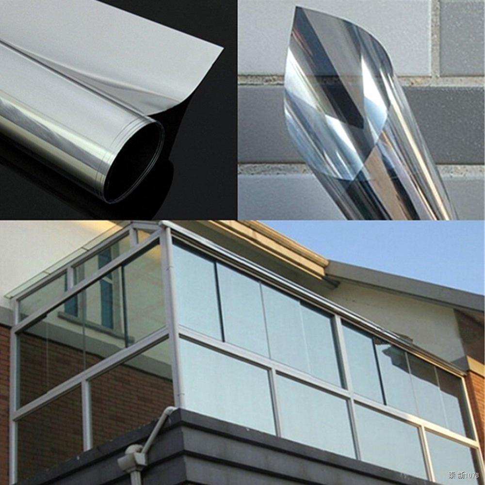 2/3/5 M One-Way Mirror Window Film Reflective Decorative Color Changing Iridescent  Window Tint