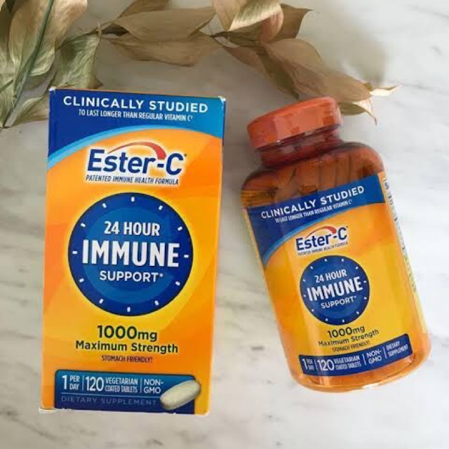 หมดอายุ10/27Nature’s bounty Ester C 1000mg 120เม็ด